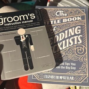 Groom's Instruction Manual and Wedding Checklists Book Set